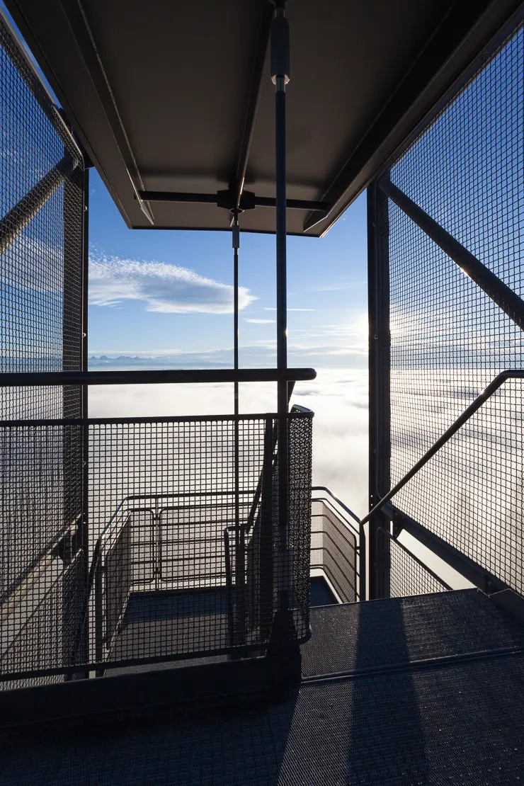 Treppe auf dem Bantigerturm