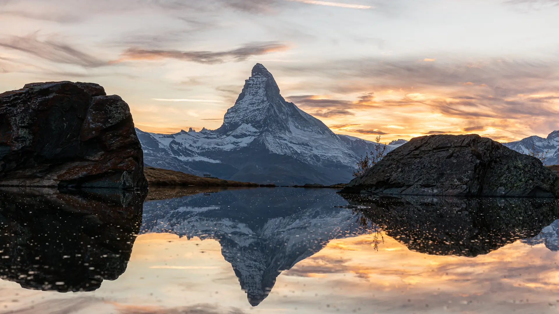 Matterhorn und Stellisee