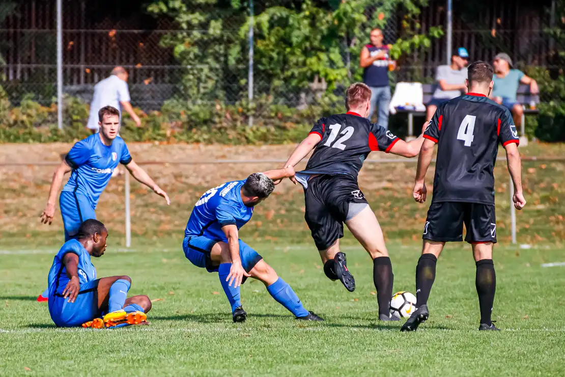 FC Azzurri vs FC Courgenay, Fussball