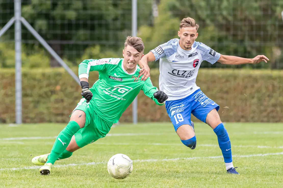 Maël Zaugg (FCTT) vs Dardan Pajaziti (FC Prishtina Bern)